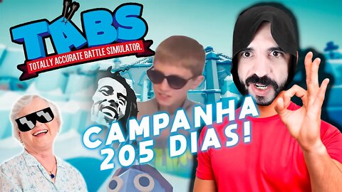 Início da campanha dos 205 dias (parte 1) - Totally Accurate Battle Simulator - TABS Gameplay PT-BR