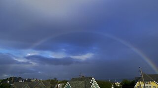 A Full Rainbow out My Window