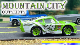 Mountain City Outskirts 42 - hotwheels matchbox hongwell pixar maisto disney