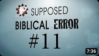 Barabbas: Supposed Biblical Error #11