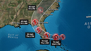 Tropical Storm Nicole is expected to hit Florida as a hurricane tonight