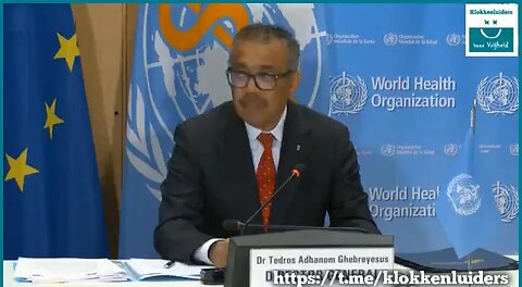 WHO's Tedros yesterday on the "Global Digital Health Certificate".