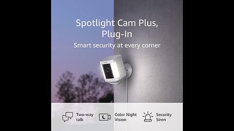 amazon Ring Spotlight Cam Plus