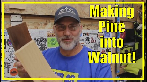 Using Varathane Wood Stains and Conditioners | Turning Pine into Walnut | 2021/34