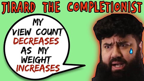 Jirard The Completionist View Count Decreases As Weight Increases - 5lotham