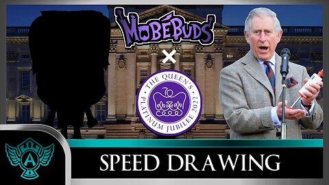 Speed Drawing: The Queen's Platinum Jubilee 2022 - Prince Charles | Mobebuds Style