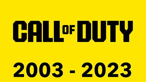 Evolução do logo da Call of Duty (2003-2023)