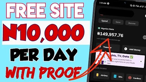 How I made "FREE" 10,000 naira daily online in Nigeria with one site (make money online in 2023)