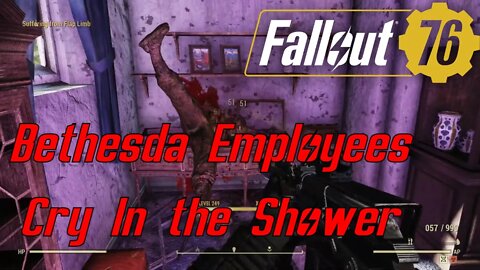 Bethesda Employees Cry In The Shower Over Fallout 76 Because They Are Not Allowed To Fix PvP