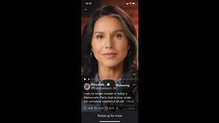 Tulsi Gabbard has just left the Democratic Party!