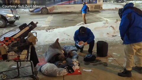 Sub Zero Mission gives life-saving help to unsheltered