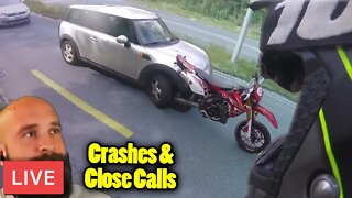🔴 Christmas Eve Bonus Stream! BRUTAL Motorcycle Crashes & Close Calls Reviewed
