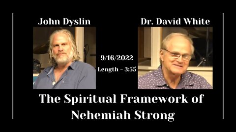 The Spiritual Framework of Nehemiah Strong | John Dyslin & Dr. David White 9/16/22