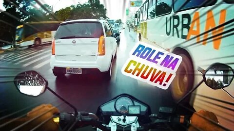 MOTOVLOG RAIZ NA CHUVA! #5 *congelou o c#* 😂