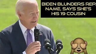 Joe Biden blunders Rep. name calls her his 19th cousin