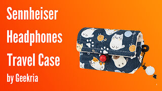 Sennheiser On-Ear Headphones Travel Case, Soft Shell Headset Carrying Case | Geekria