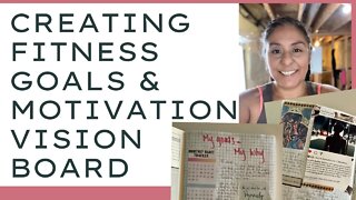 Setting fitness goals and a motivation page