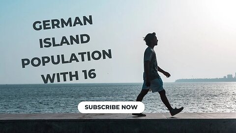 German island with population 16 #youtube #germany