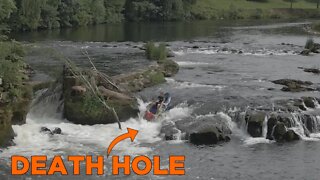 We Nearly Died on Grade 3 Rapids - Paddle Boarding on River Eden