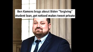 Ben Kamens praises Biden for paying his student debt, gets ratioed