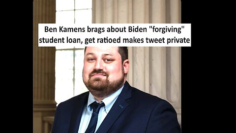 Ben Kamens praises Biden for paying his student debt, gets ratioed
