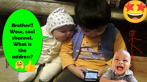 Funny mother game with cute baby and funny child reactions