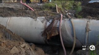 Repair timeline for massive water main break to be extended beyond Sept. 3