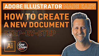 Create a New Document in Adobe Illustrator // For Beginners