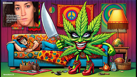 KILLER WEED! Woman Gets Probation for Stabbing Boyfriend 108 Times While High On Marijuana