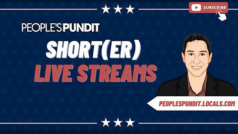 Short(er) Live Stream: Trump's Supreme Court, Rasmussen, First Step Act