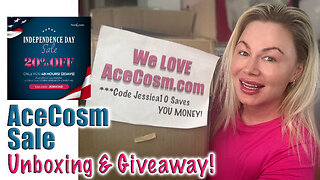 AceCosm Unboxing and Giveaway! Acecosm Sale has started and code Jessica10 saves you Money