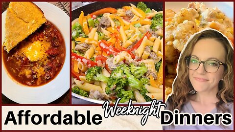 EASY WEEKNIGHT RECIPES | AFFORDABLE DINNERS | DINNER INSPIRATION | WINNER DINNERS | NO. 103