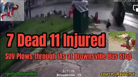 Car Plows into Illegal Aliens at Brownsville Bus Stop