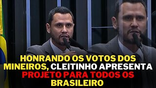 SENADOR CLEITINHO VEM SE DESTACANDO E AGORA PRESENTOU MAIS UM BOM PROJETO PARA O PAÍS, VEJA QUAL FOI