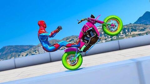 GTA 5 Spiderman Epic Stunts/Fails/Ragdolls with winfrey gaming Ep 57(spider man funny moment)