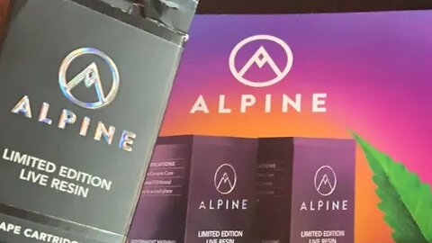 ALPINE Live Resin Taste Test