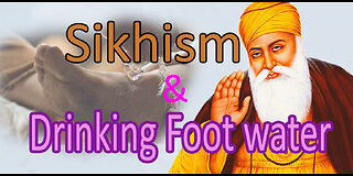 Sikhism: The ritual of (Guru) foot water drinking (Charan Amrit)