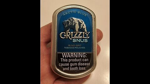 Grizzly Snus (Arctic Blue)