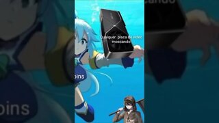 Meme em imagens Aqua konosuba #shorts #anime