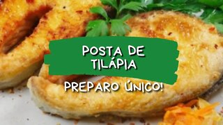 TILAPIA ASSADA COM TÊMPERO DE FESTA!