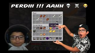 Live de Minecraft Terminando Construção com meu Pai - #eoroper #paieoroper