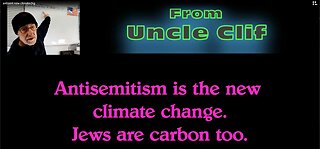 Antisemitism is the new climate change. Jews are carbon too.