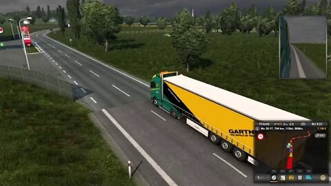 Eurotrucksimulator 2. Mit dem LKW durch Europa Auf der Pro Mod mit guter Musik.