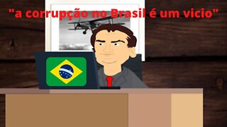 Bolsonaro fala da corrupção no Brasil