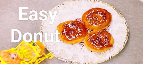 Easy Donut Recipes Eggless Donut RecipeCreamy & Caramel Donut Soft and Fluffy