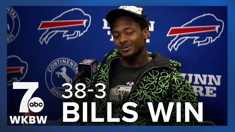 FULL COMMENTS: Bills WRs Stefon Diggs and Khalil Shakir on 38-3 win over Steelers in Week 5