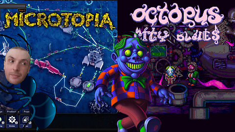 Robot Ants and a Kafkaesque Metropolis - Playing Indie Games Microtopia & Octopus City Blues