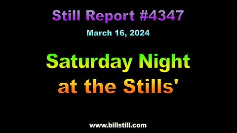 Beth and Bill – Saturday Night at the Still’s, 4347