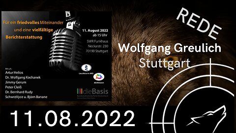 Stuttgart I Rede Wolfgang Greulich am 11.08.2022