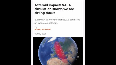 We Are Sitting Ducks For An Asteroid Impact Paranormal News